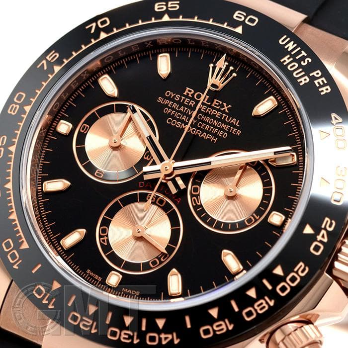 新品)ROLEX ロレックス デイトナ 116515LN ブラック/ピンク ラバー