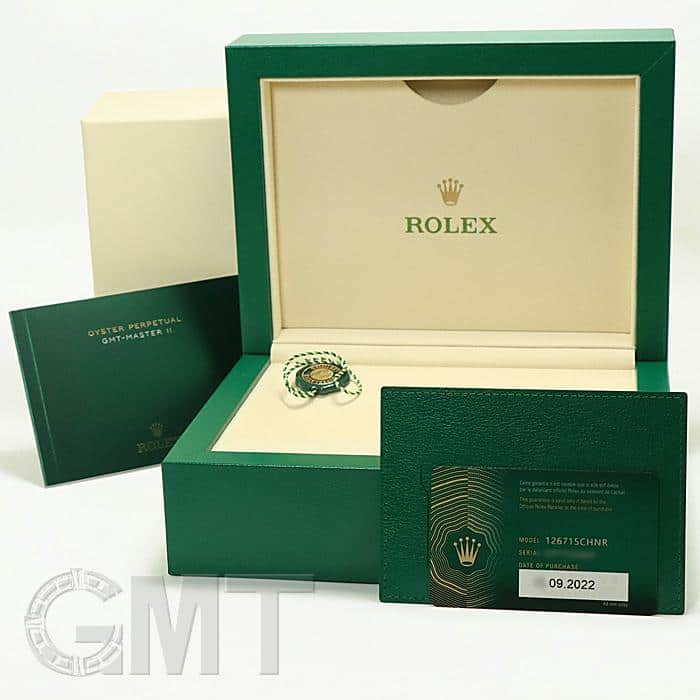 未使用)ROLEX ロレックス GMTマスター II 126715CHNR【未使用品