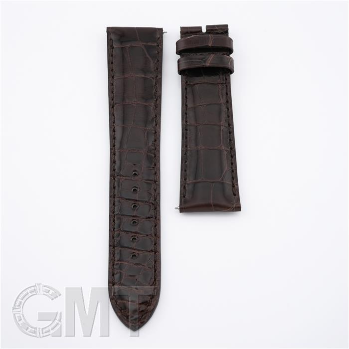 カミーユフォルネ アリゲーター シャイニー 竹斑 マロン Dバックル 18mm 新品)CAMILLE FOURNET カミーユ・フォルネ アリゲーター シャイニー竹