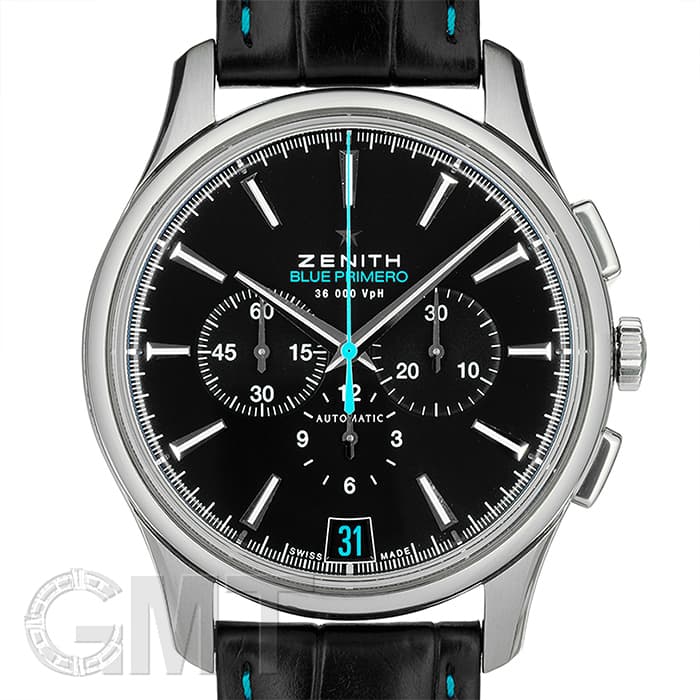 中古)ZENITH ゼニス エル・プリメロ キャプテン 36000VPH BLUE PRIMERO