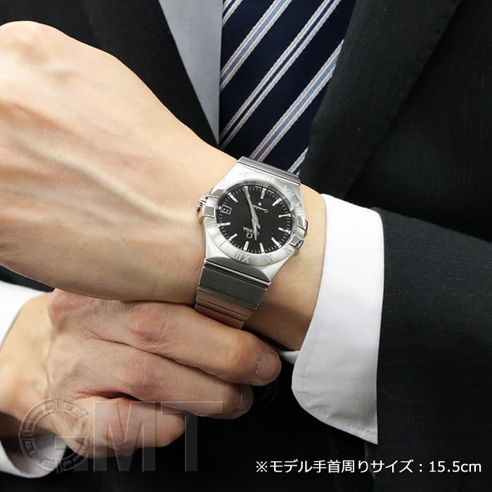 オメガ　コンステレーション　クォーツ 新品)OMEGA オメガ コンステレーション クォーツ 35mm 123.10.35.60
