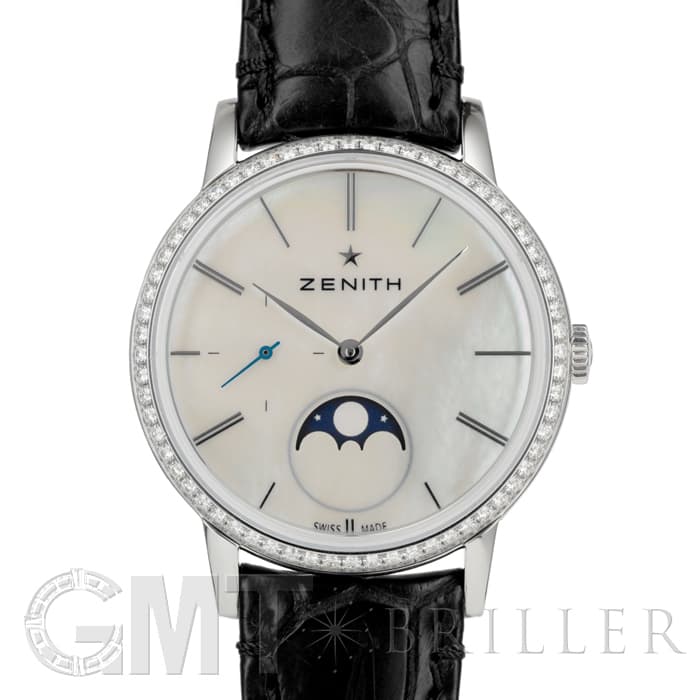 新品)ZENITH ゼニス エリート ウルトラ シン レディ ムーンフェイズ
