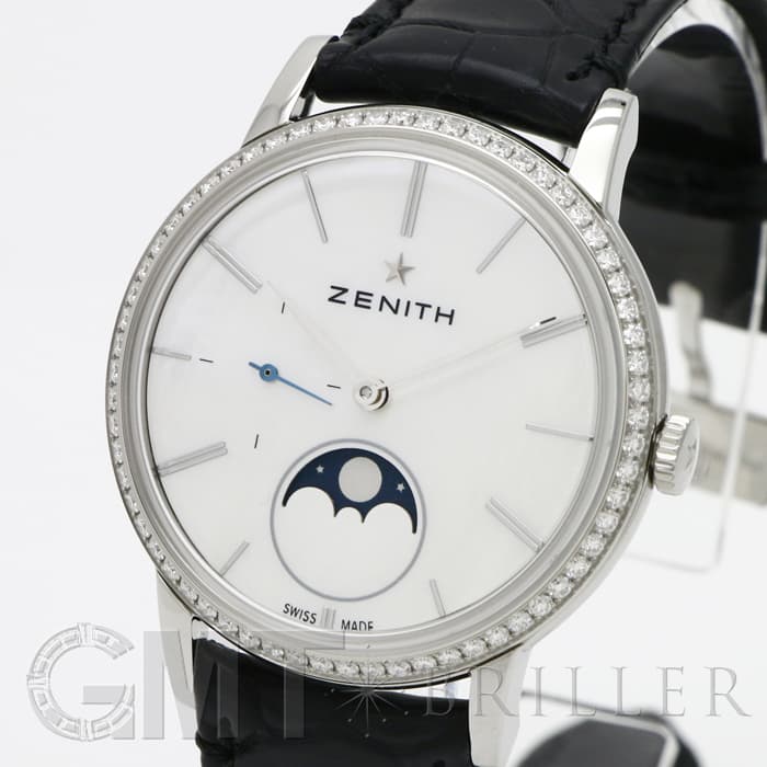 新品)ZENITH ゼニス エリート ウルトラ シン レディ ムーンフェイズ