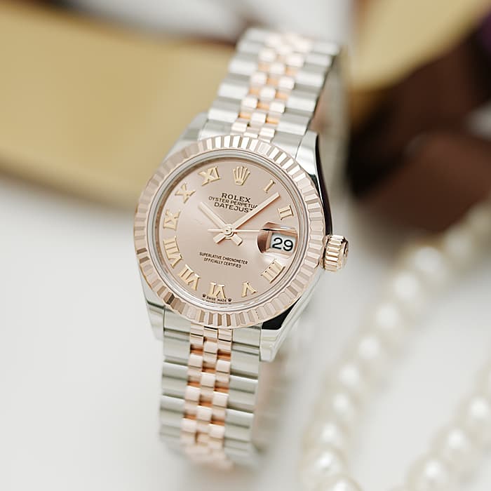 中古)ROLEX ロレックス デイトジャスト 279171 ロゼローマ ジュビリー