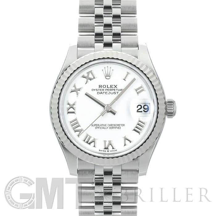 新品)ROLEX ロレックス デイトジャスト 31 278274 ホワイト ローマ