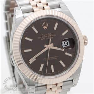 ROLEX ロレックス デイトジャスト 41 126331 チョコレート ジュビリーブレス メイン