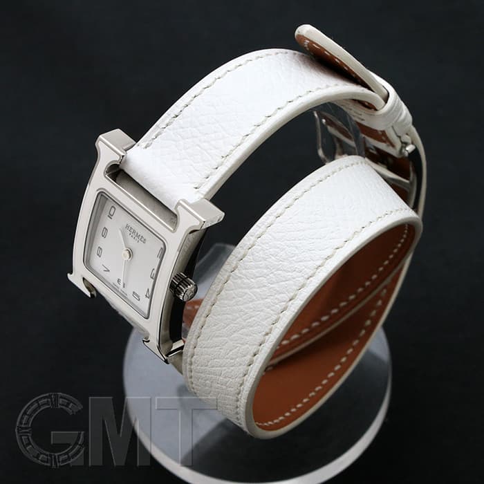 新品)HERMES エルメス Hウォッチ HH1.220.136/UBC Hウォッチ ドゥブル