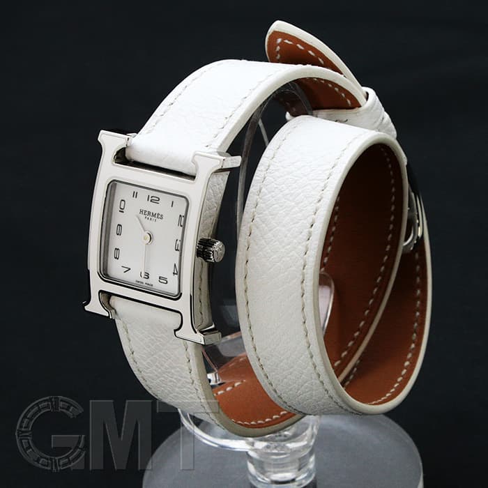 新品)HERMES エルメス Hウォッチ HH1.220.136/UBC Hウォッチ ドゥブル