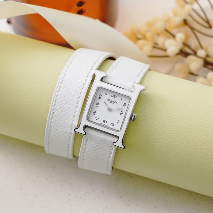 新品)HERMES エルメス Hウォッチ HH1.220.136/UBC Hウォッチ