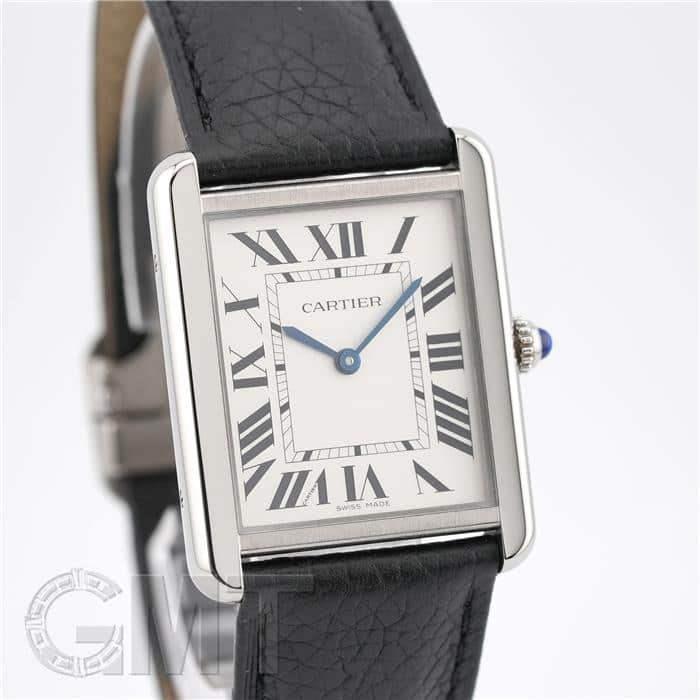 カルティエ タンクソロLM 中古)CARTIER カルティエ タンク ソロ LM クォーツ WSTA0028（商品ID