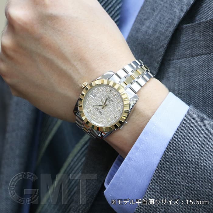 新品)TUDOR チューダー クラシックデイト シルバー モザイク 10P