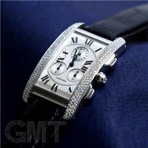 中古)CARTIER カルティエ タンク アメリカン クロノリフレックス