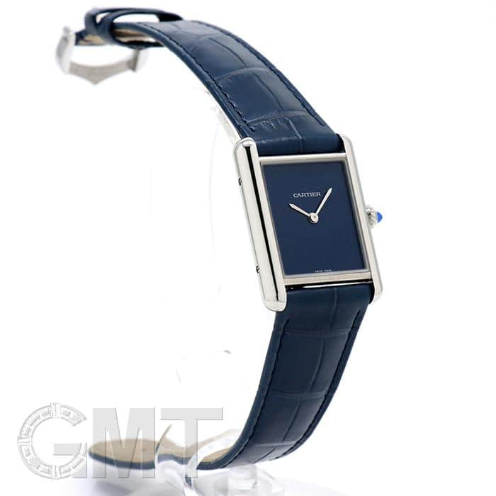 中古)CARTIER カルティエ タンク マスト ウォッチ WSTA0055 ブルー