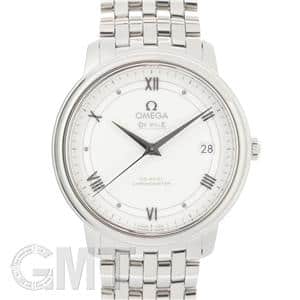 OMEGA オメガ デ・ヴィル プレステージ コーアクシャル36.8mm ホワイト 424.10.37.20.04.001 メイン
