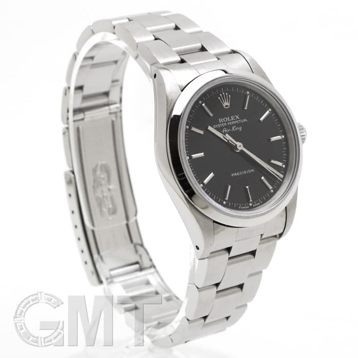 ロレックス　エアキング　14000 中古)ROLEX ロレックス エアキング 14000 ブラック X番（商品ID