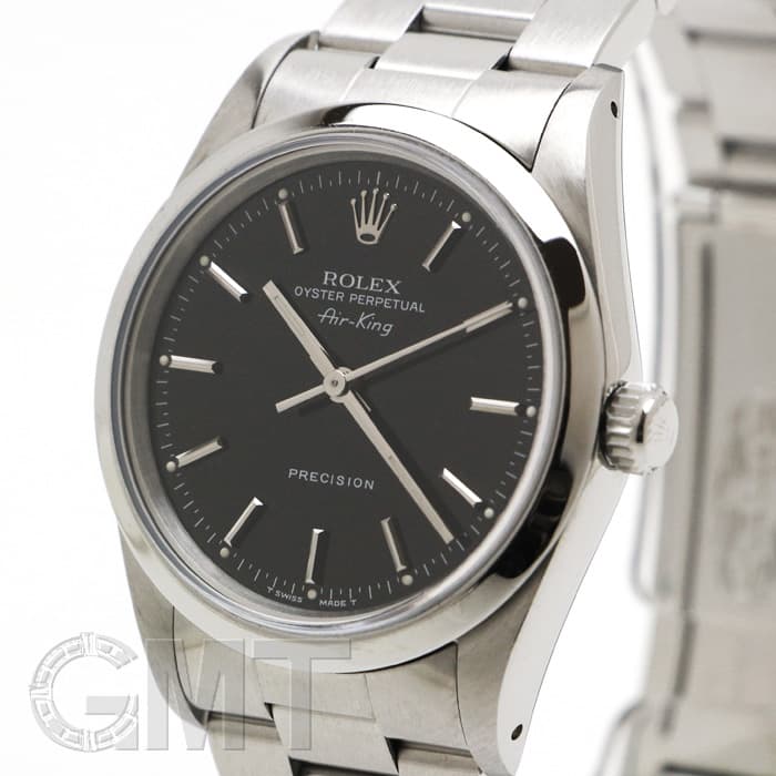 中古)ROLEX ロレックス エアキング 14000 ブラック X番（商品ID