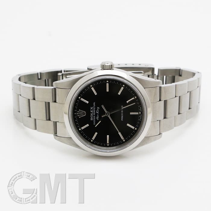 中古)ROLEX ロレックス エアキング 14000 ブラック X番（商品ID