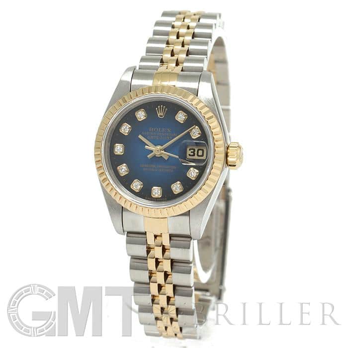 中古)ROLEX ロレックス デイトジャスト 69173G ブルーグラデーション
