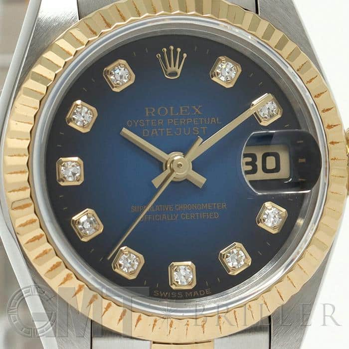 中古)ROLEX ロレックス デイトジャスト 69173G ブルーグラデーション