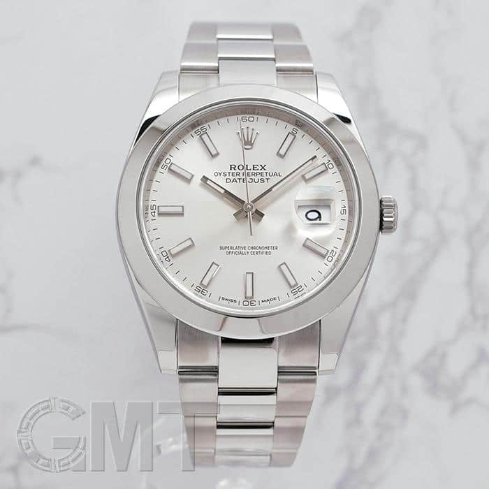 中古)ROLEX ロレックス デイトジャスト 41 126300 シルバー（商品ID