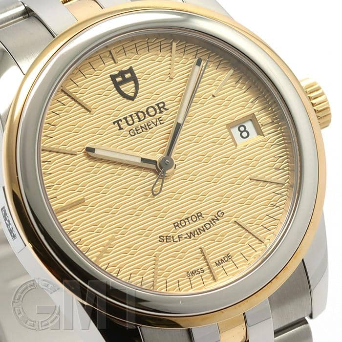 新品)TUDOR チューダー グラマー デイト M55003-0003 シャンパン