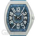 FRANCK MULLER フランク・ミュラー ヴァンガード マリナー V45 SC DT YT MAR SS ブルーレザー×ラバーベルト ブルー