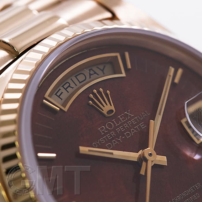 中古)ROLEX ロレックス デイデイト 18038 マホガニー（商品ID