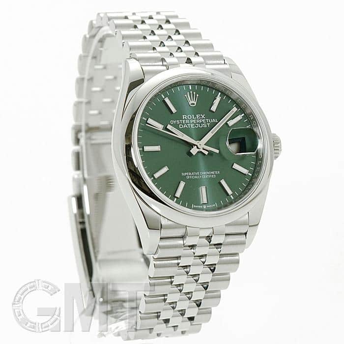 中古)ROLEX ロレックス デイトジャスト 36 126200 ミントグリーン