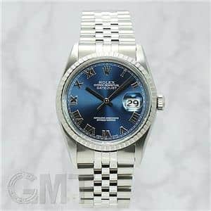 ROLEX ロレックス デイトジャスト 16220 ブルーローマ ジュビリーブレス メイン