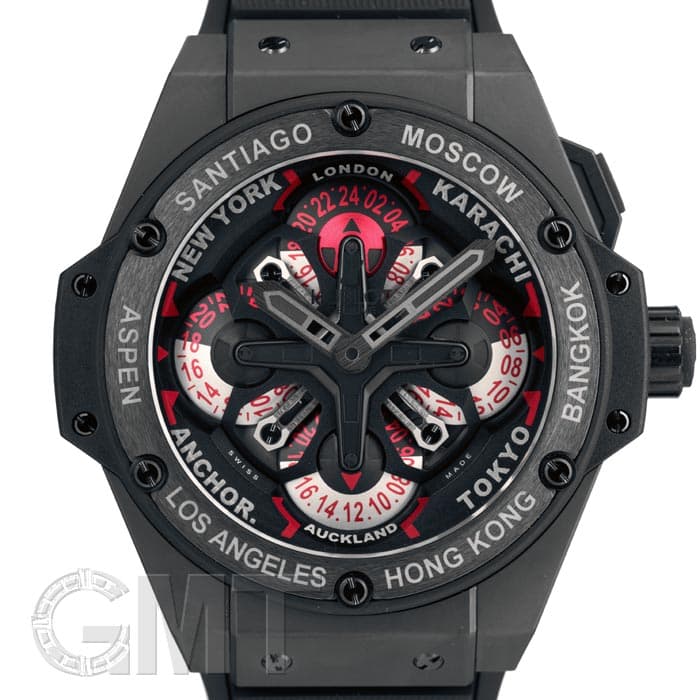 新品)HUBLOT ウブロ キングパワー ウニコ GMT セラミック 771.CI