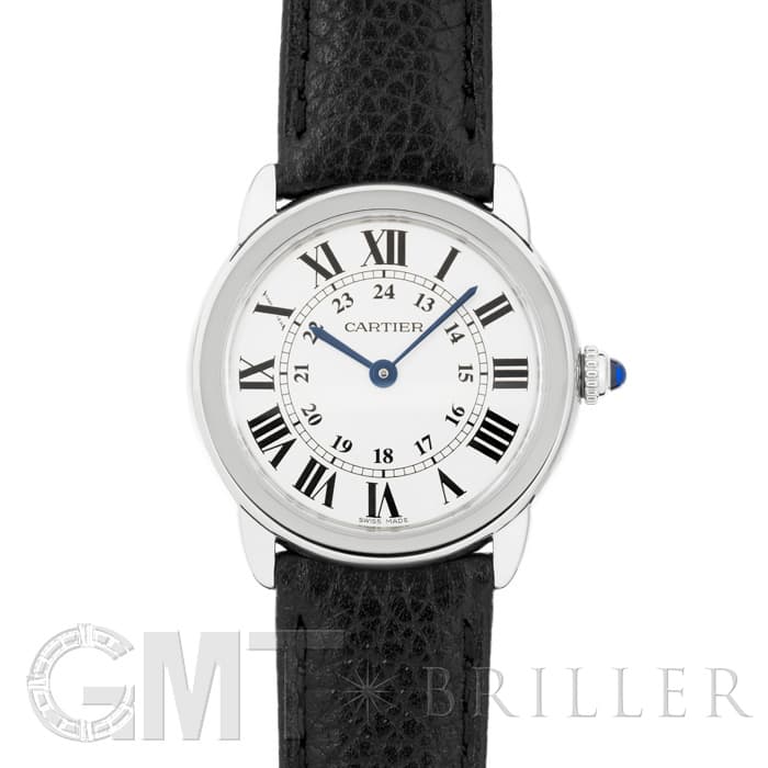 新品)CARTIER カルティエ ロンドソロ SM WSRN0019 カーフストラップ