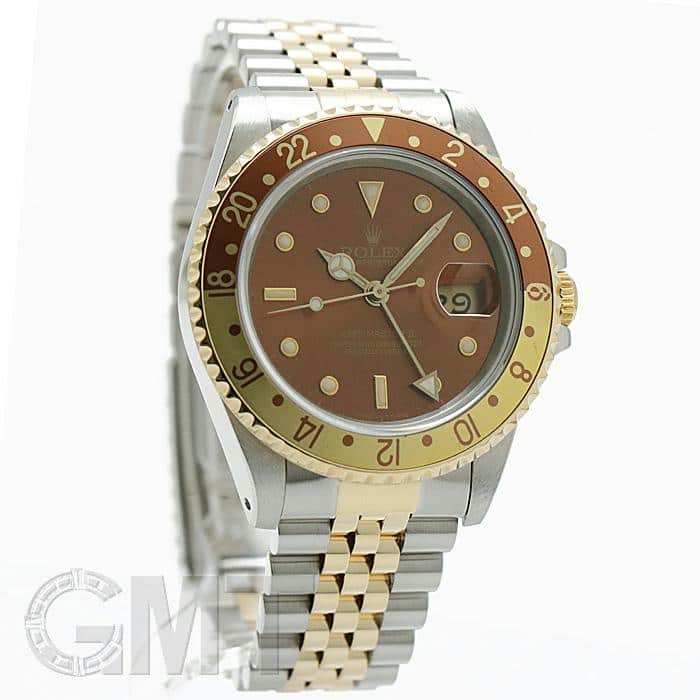 中古)ROLEX ロレックス GMTマスター II ブラウン 16713 オール