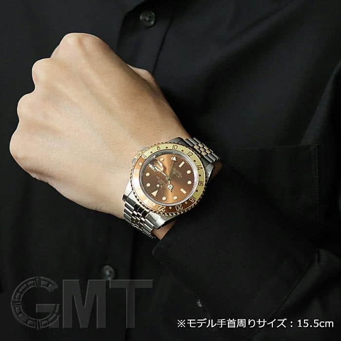 中古)ROLEX ロレックス GMTマスター II ブラウン 16713 オール