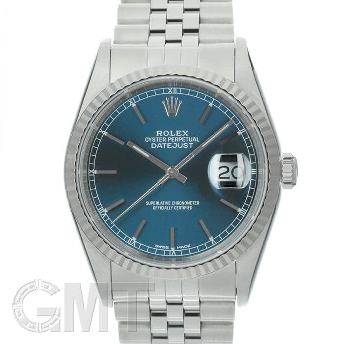 中古)ROLEX ロレックス デイトジャスト 16234 ブルー（商品ID