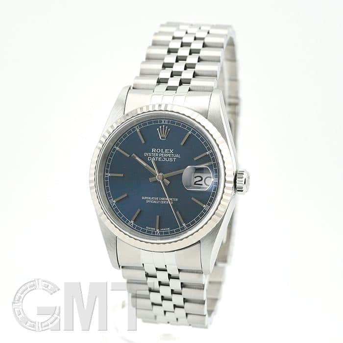 中古)ROLEX ロレックス デイトジャスト 16234 ブルー（商品ID