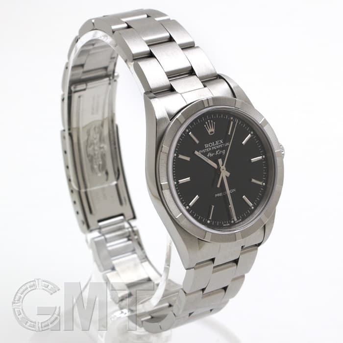 中古)ROLEX ロレックス エアキング 14010 ブラック A番（商品ID