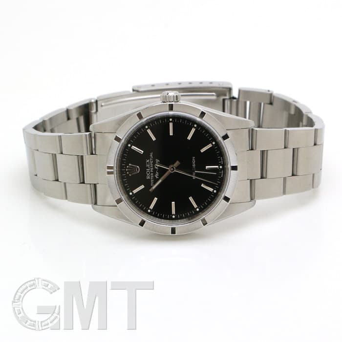 中古)ROLEX ロレックス エアキング 14010 ブラック A番（商品ID