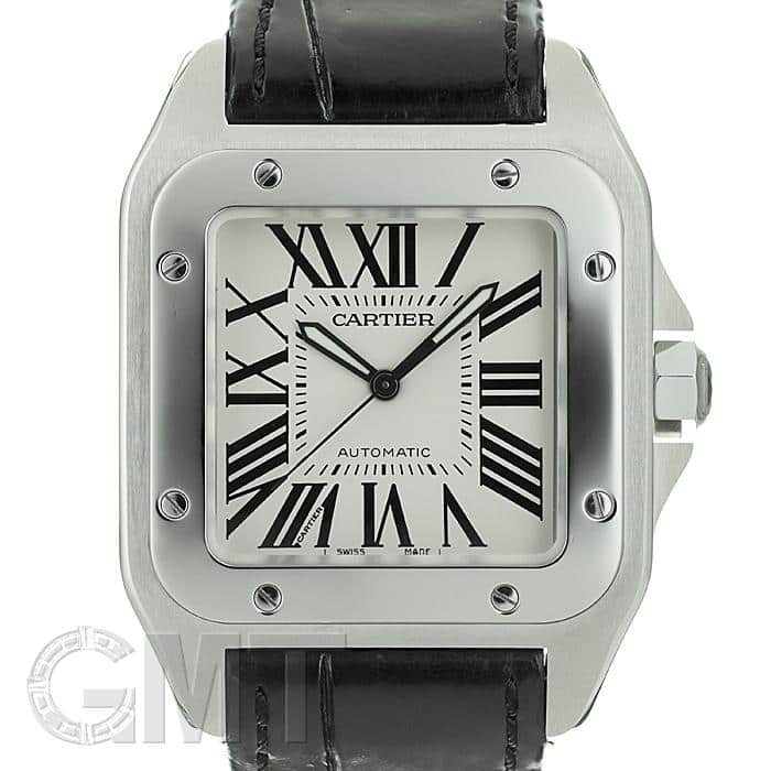 Cartier サントス100 LM 中古)CARTIER カルティエ サントス 100 LM W20073X8（商品ID
