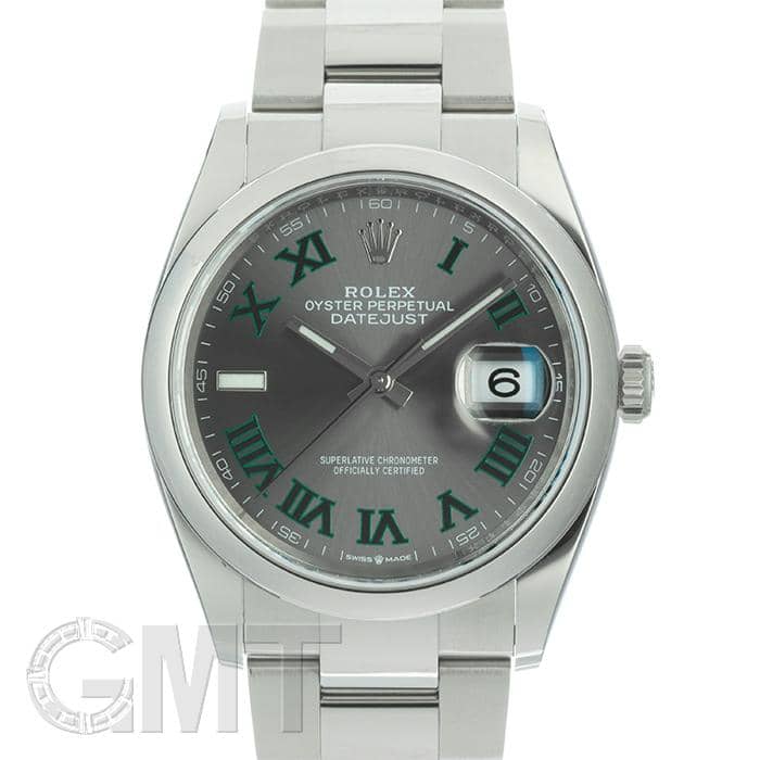 中古)ROLEX ロレックス デイトジャスト 36 126200 スレート ローマ