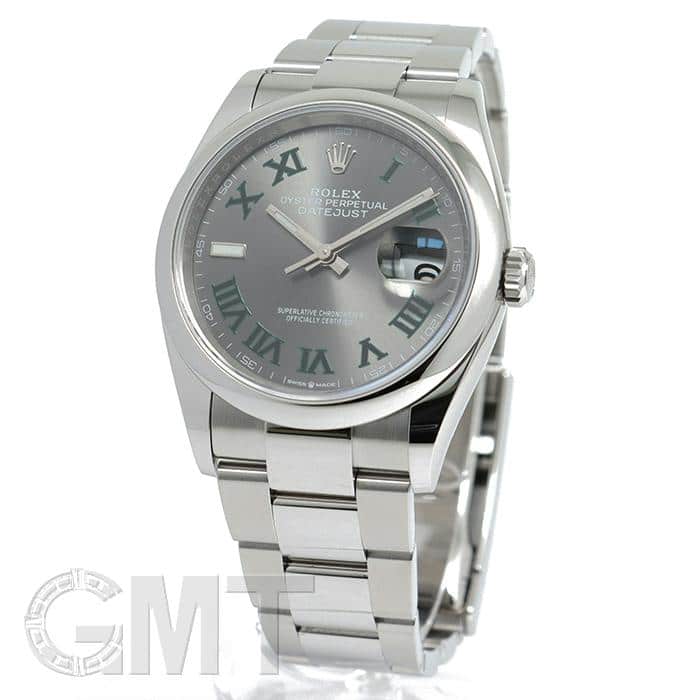 中古)ROLEX ロレックス デイトジャスト 36 126200 スレート ローマ