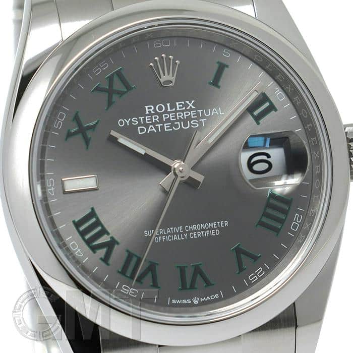 中古)ROLEX ロレックス デイトジャスト 36 126200 スレート ローマ