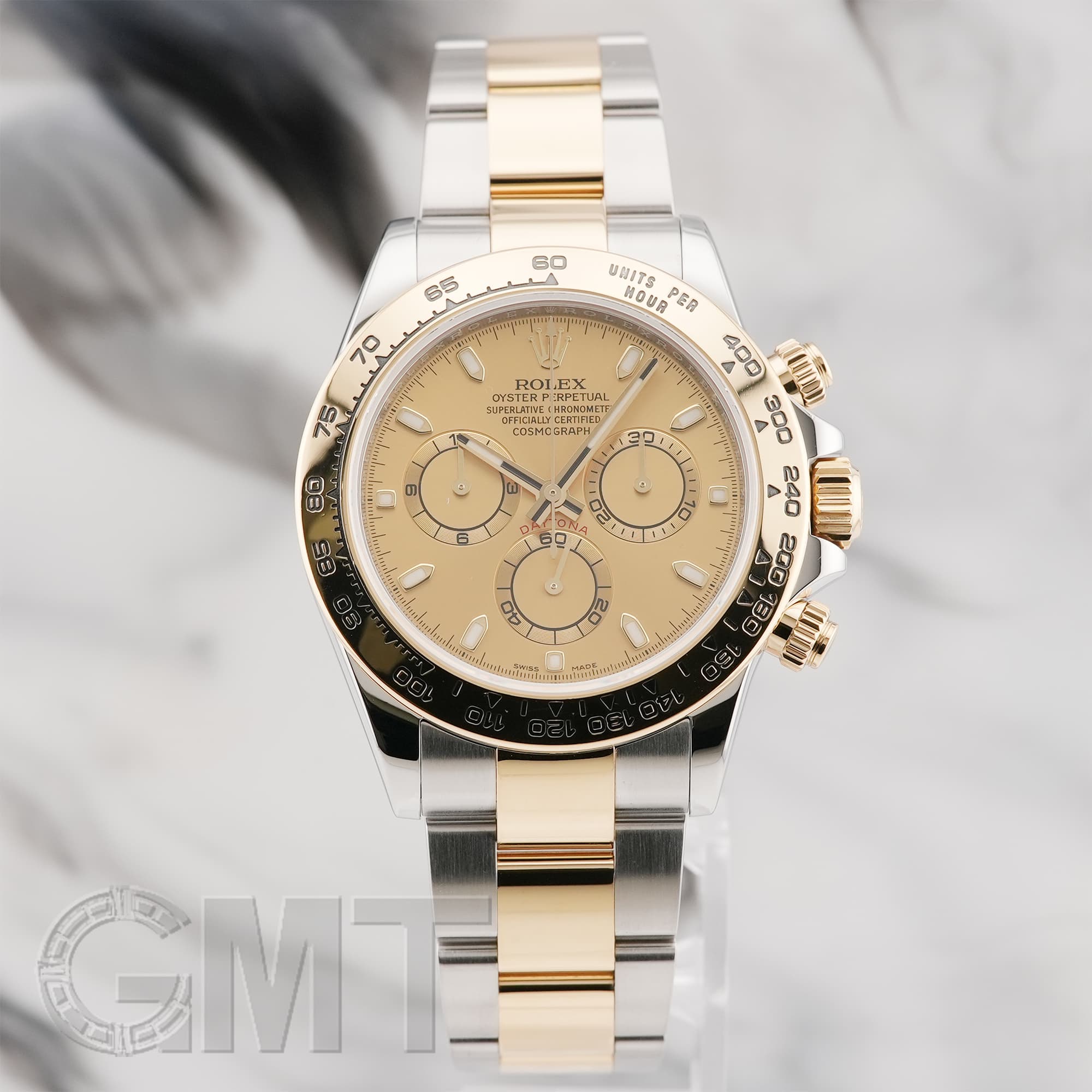 NYブランド お背中おりぼんデザイン ゴールドベージュふんわりリネンカットソー 中古)ROLEX ロレックス デイトナ 116503 シャンパン（商品ID