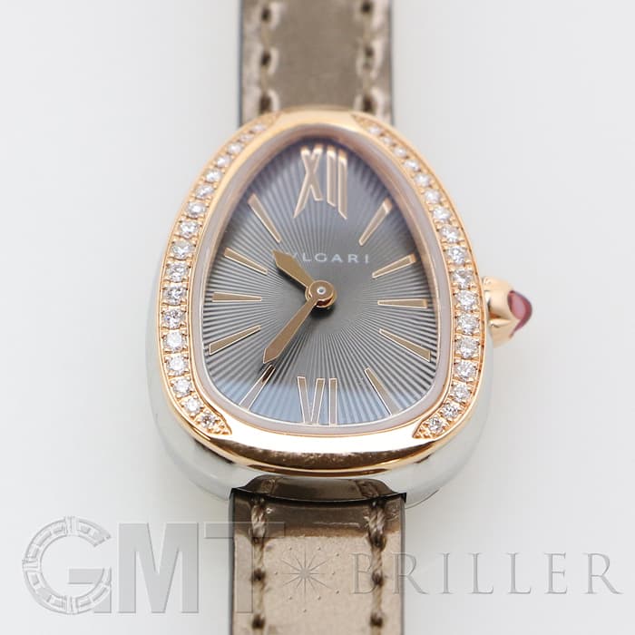新品)BVLGARI ブルガリ セルペンティ ピンクゴールド ベゼルダイヤ