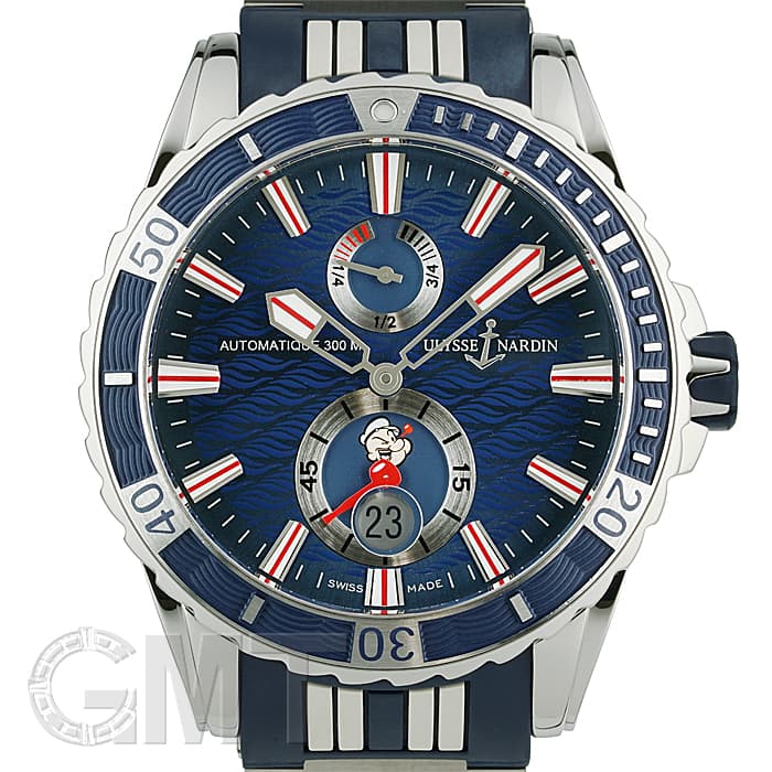 中古)ULYSSE NARDIN ユリス・ナルダン マリーン ダイバー ポパイ