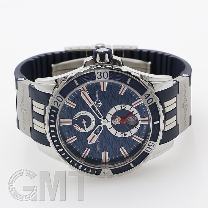 中古)ULYSSE NARDIN ユリス・ナルダン マリーン ダイバー ポパイ限定