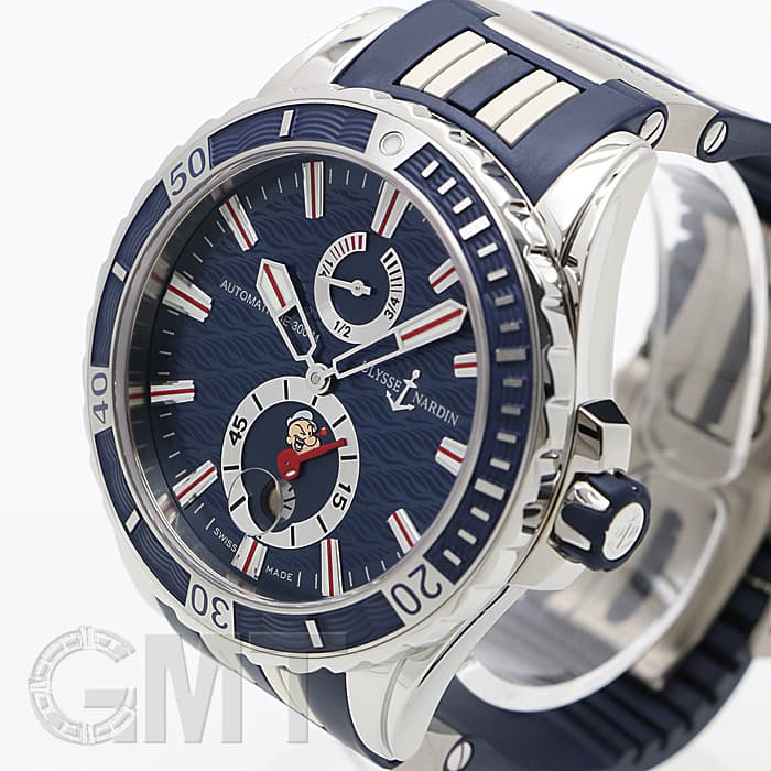 中古)ULYSSE NARDIN ユリス・ナルダン マリーン ダイバー ポパイ限定