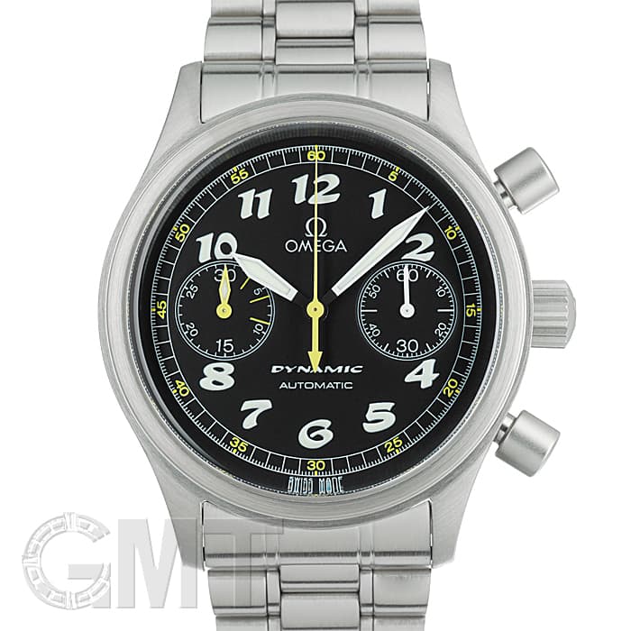 最安値! オメガ ダイナミック 自動巻 クロノグラフ OMEGA 5240.50 中古)OMEGA オメガ ダイナミック クロノグラフ ブラック 5240.50（商品