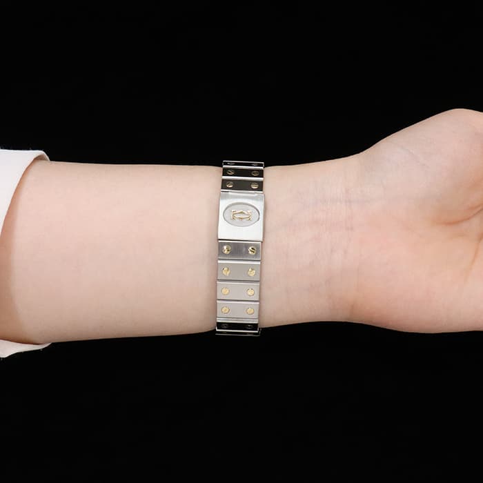 中古)CARTIER カルティエ サントス ガルベ LM オートマチック（商品ID