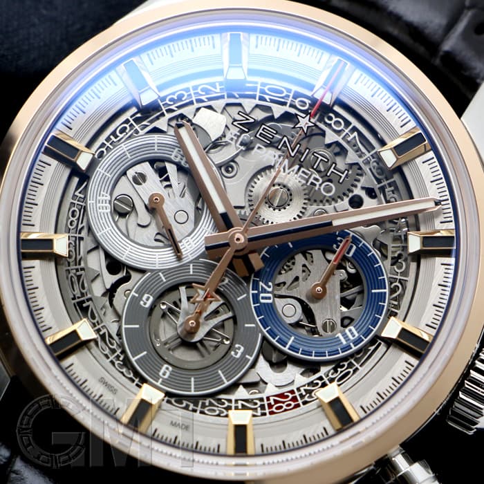 新品)ZENITH ゼニス クロノマスター エルプリメロ フルオープン 38MM