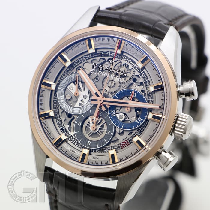 新品)ZENITH ゼニス クロノマスター エルプリメロ フルオープン 38MM